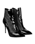 Alexander McQueen Scalloped Pointed Toe Boots, side view