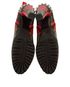 Alexander McQueen Rose Printed Ankle Boots, top view