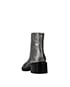 MM6 Maison Margiela Silver Pointed Ankle Boots, back view