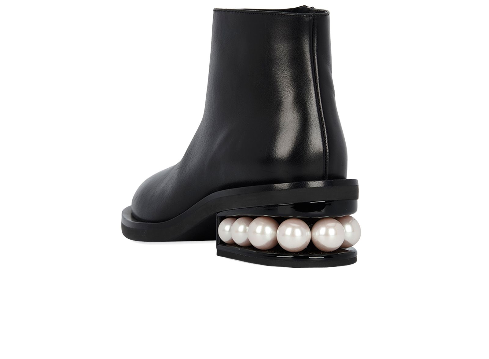 Nicholas Kirkwood Casati Pearl Detail Boots In 黑色