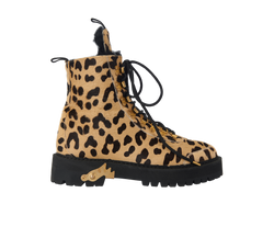 Off-White Animalier Hiking Boots, PonyHair, Brown, UK7, 3*