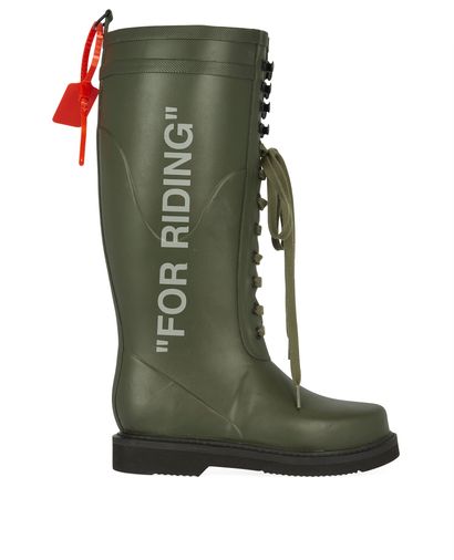 Off-White Riding Boots, front view