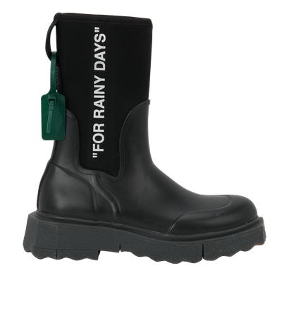 Off-White For Rainy Days Rain Boots, front view