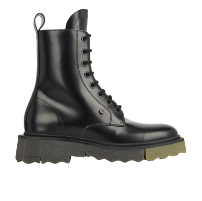 Off-White Combat Boots, front view