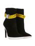 Off-White Buckle Belt Ankle Booties, side view