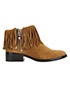 Philip Lim Fringe Ankle Boots, front view