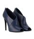 Prada Peep Toe Ankle Boots, £250, Shoes, Blue, Leather, Side view