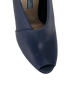 Prada Peep Toe Ankle Boots, £250, Shoes, Blue, Leather, Other view