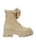 Prada Monolith Boots, &pound;350, Shoes, Beige, Nylon, Front view