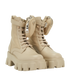 Prada Monolith Boots, &pound;350, Shoes, Beige, Nylon, Side view