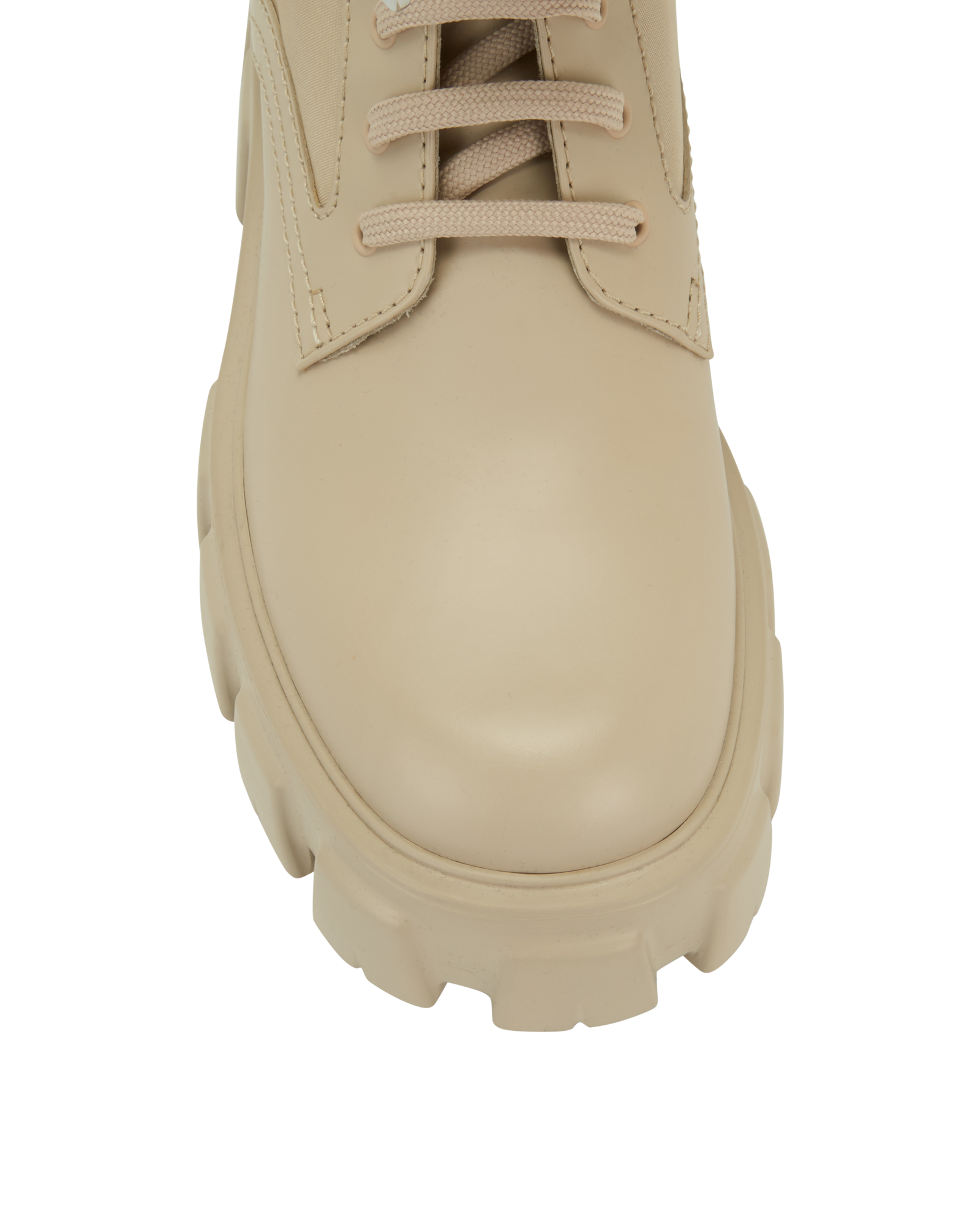 Prada Monolith Boots, &pound;350, Shoes, Beige, Nylon, Other view