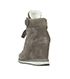 Prada Suede Lace Up Wedges, back view