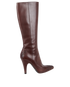 Prada Vintage Flower Embroided Boots, front view