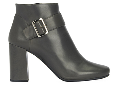 Prada Buckle Ankle Boots, front view