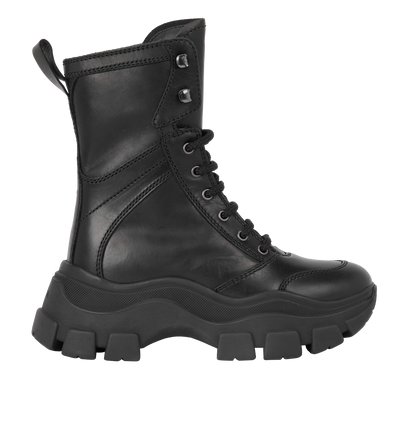 Prada Biker Ankle Boots, front view