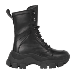 Prada Biker Ankle Boots, Leather, Black, UK5, DB/B, 4*
