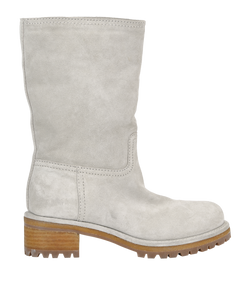 Prad Calzature Boots, Suede, White, UK6.5, DB/B, 3*