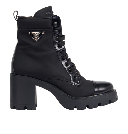 Prada Re-Nylon Ankle Boots, front view