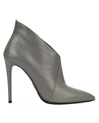 Prada Heeled Bootie Shoes, front view