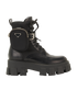 Prada Monolith Boots, &pound;350, Shoes, Black, Leather/Nylon, Front view