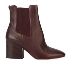 Salvatore Ferragamo Ankle Boots, Leather, Burgundy, UK 7, DB,B,4*