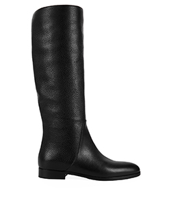 Sergio Rossi Mid Length Donna Boots, Leather, Black, DB, UK 1.5