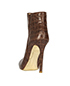 Stella McCartney Croc Printed Ankle Boots, back view