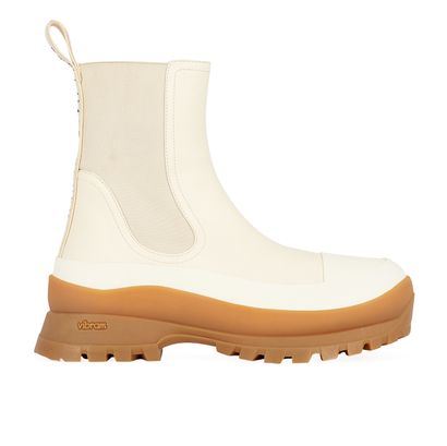 Stella McCartney Trace Eco Logo Chelsea Boots, front view
