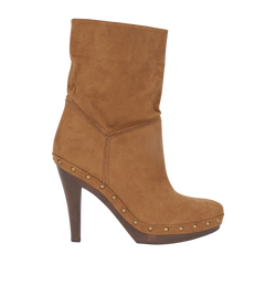 Stella McCartney Boots, Faux Leather, Brown, UK6, B, 2*