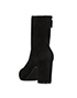 Stuart Weitzman Gianella Suede Ankle Boots, back view