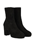 Stuart Weitzman Gianella Suede Ankle Boots, side view