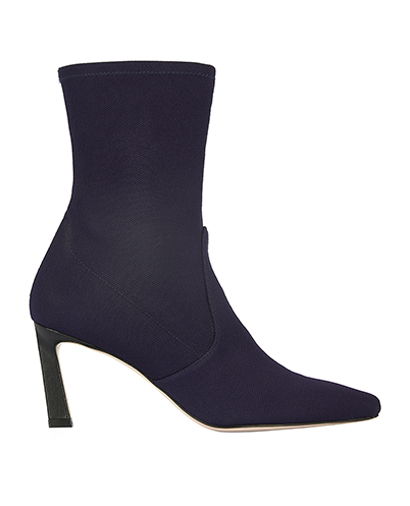 Stuart Weitzman Stretch Knit Sock Boots, front view