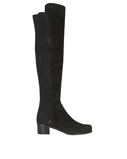 Stuart Weitzman Reserve Over The Knee Boots, leather, black, 5.5, 4*, B