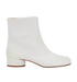 Maison Margiela Tabi Ankle Boots, &pound;320, Shoes, White, Leather, Front view
