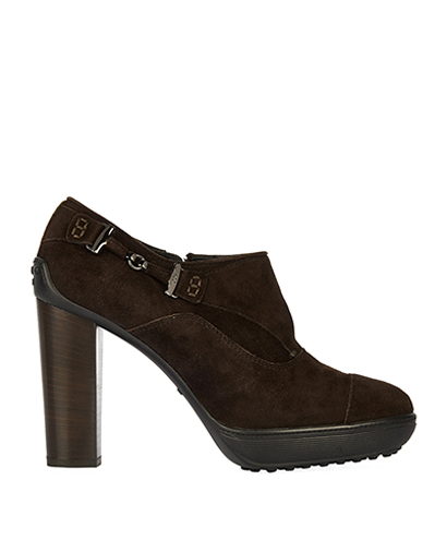 Tod's Suede Shoe Boots, front view