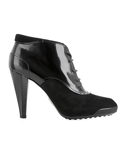 Tod's Lace Up Heeled Boots, front view