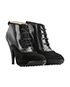 Tod's Lace Up Heeled Boots, side view