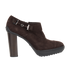 Tod's Buckle Ankle Boots, front view