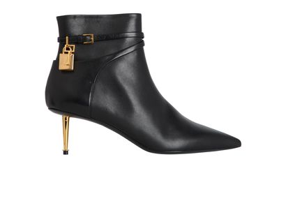 Tom Ford Padlock Ankle Boots, front view
