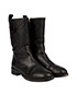 Tory Burch Quilted Biker Boots, side view