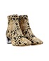 Tory Burch Jacquard Embroidered Ankle Boots, side view