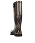 Valentino Floral Rain Boots, back view
