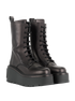 Valentino Uniqueform Platform Combat Boots, side view