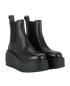 Valentino VLogo Platform Ankle Boots, side view
