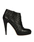 Valentino Rouched Ankle Boots, front view