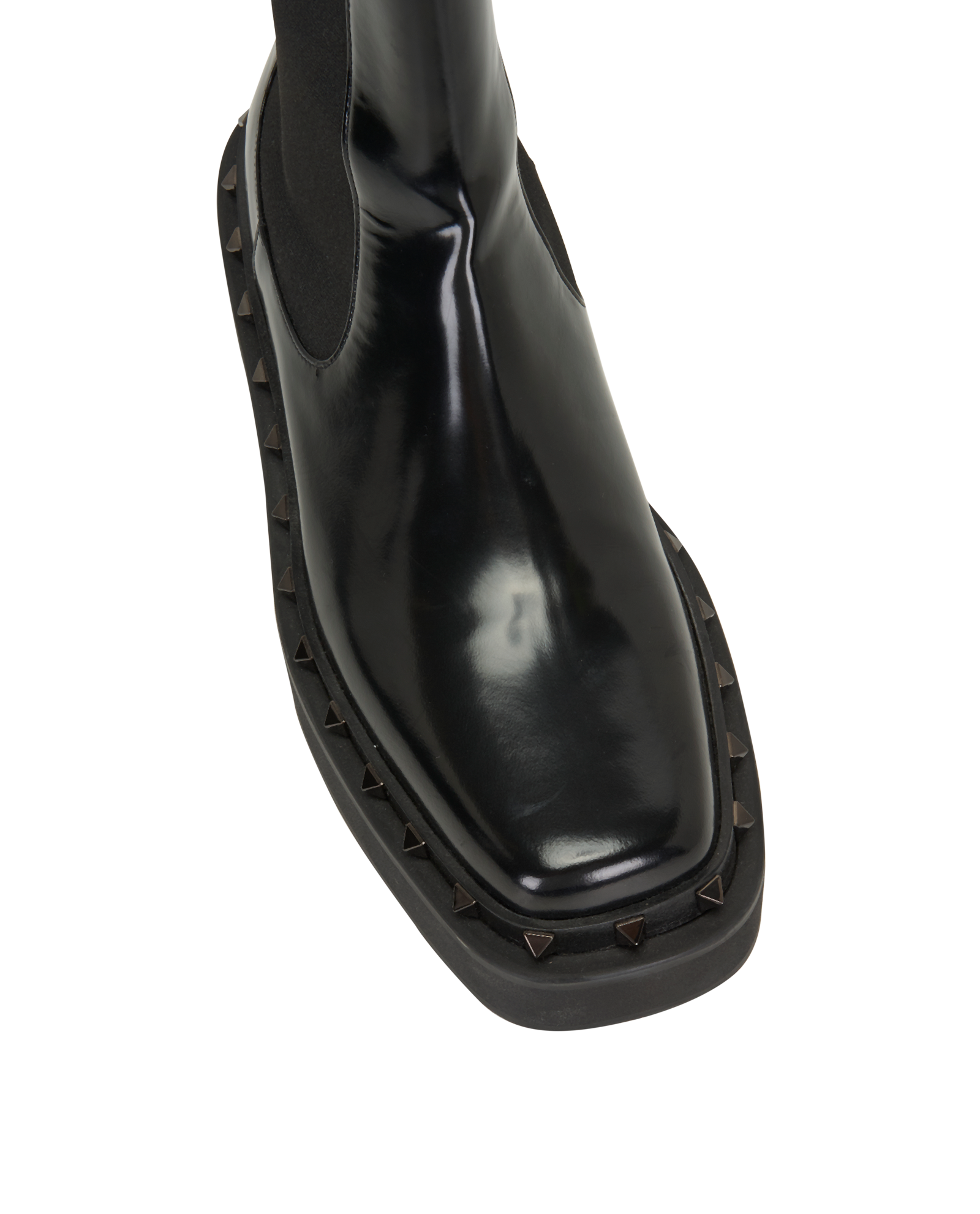 Valentino Rockstud M-Way Chelsea Boots, &pound;275, Shoes, Black, Leather, Other view