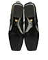 Versace Safety Pin Square Ankle Boots, top view