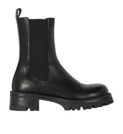 Versace Ankle Boots, Leather, Black, UK4, 1*