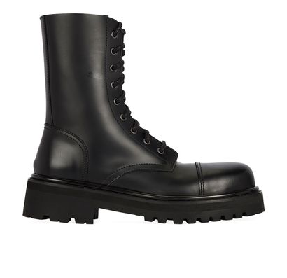 Vetements Lace Up Military Boots, front view