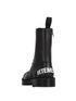 Vetements Logo Heel Military Boots, back view